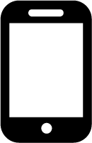Icon AUMEAS Primo Smartphone, schwarz